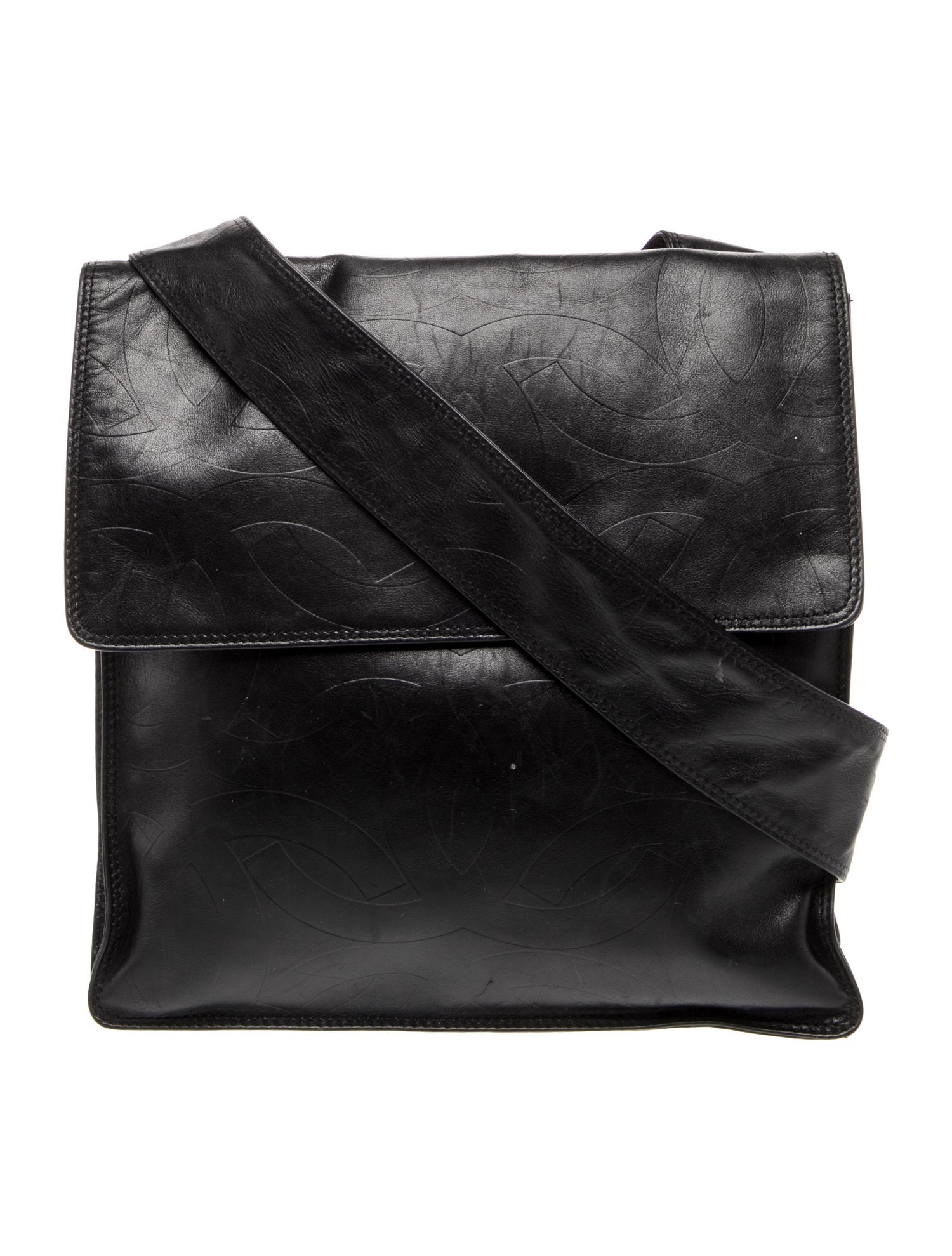 Chanel Embossed CC Messenger