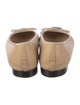 Chanel Interlocking CC Logo Lambskin Ballet Flats