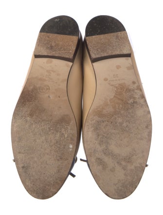 Chanel Interlocking CC Logo Lambskin Ballet Flats
