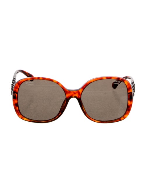 Chanel Interlocking CC Logo Oversize Sunglasses