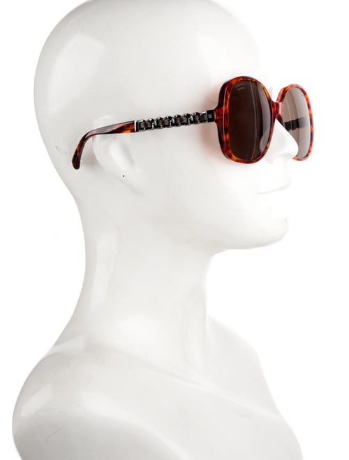 Chanel Interlocking CC Logo Oversize Sunglasses