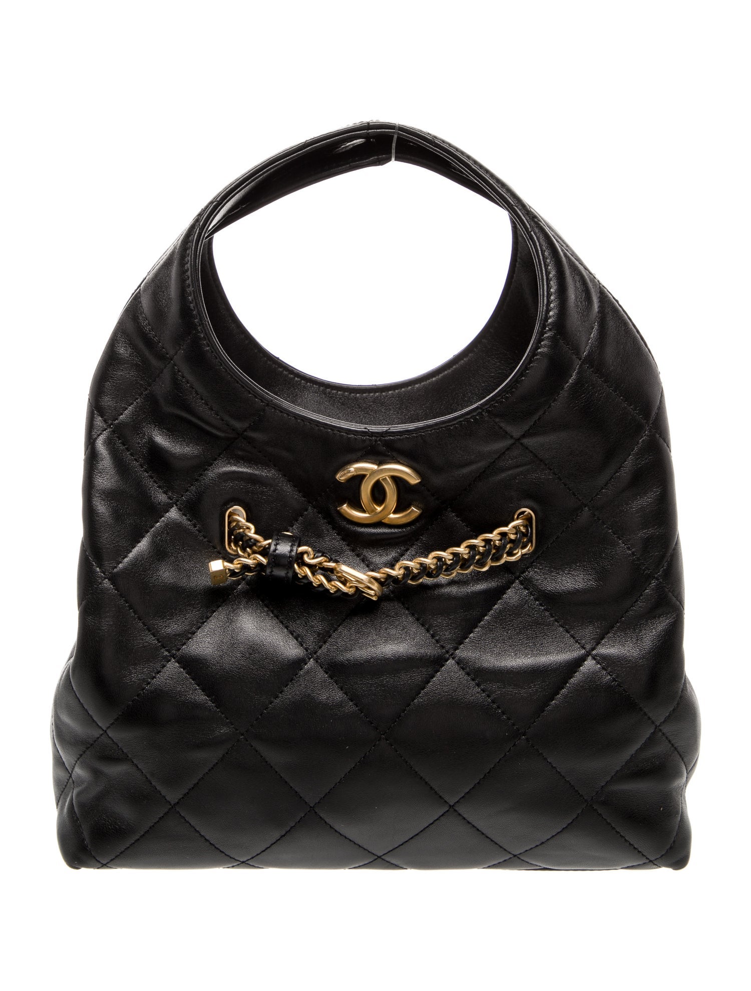 Chanel Quilted CC Belt Shopping Tote