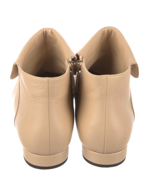 Chanel Interlocking CC Logo Leather Boots