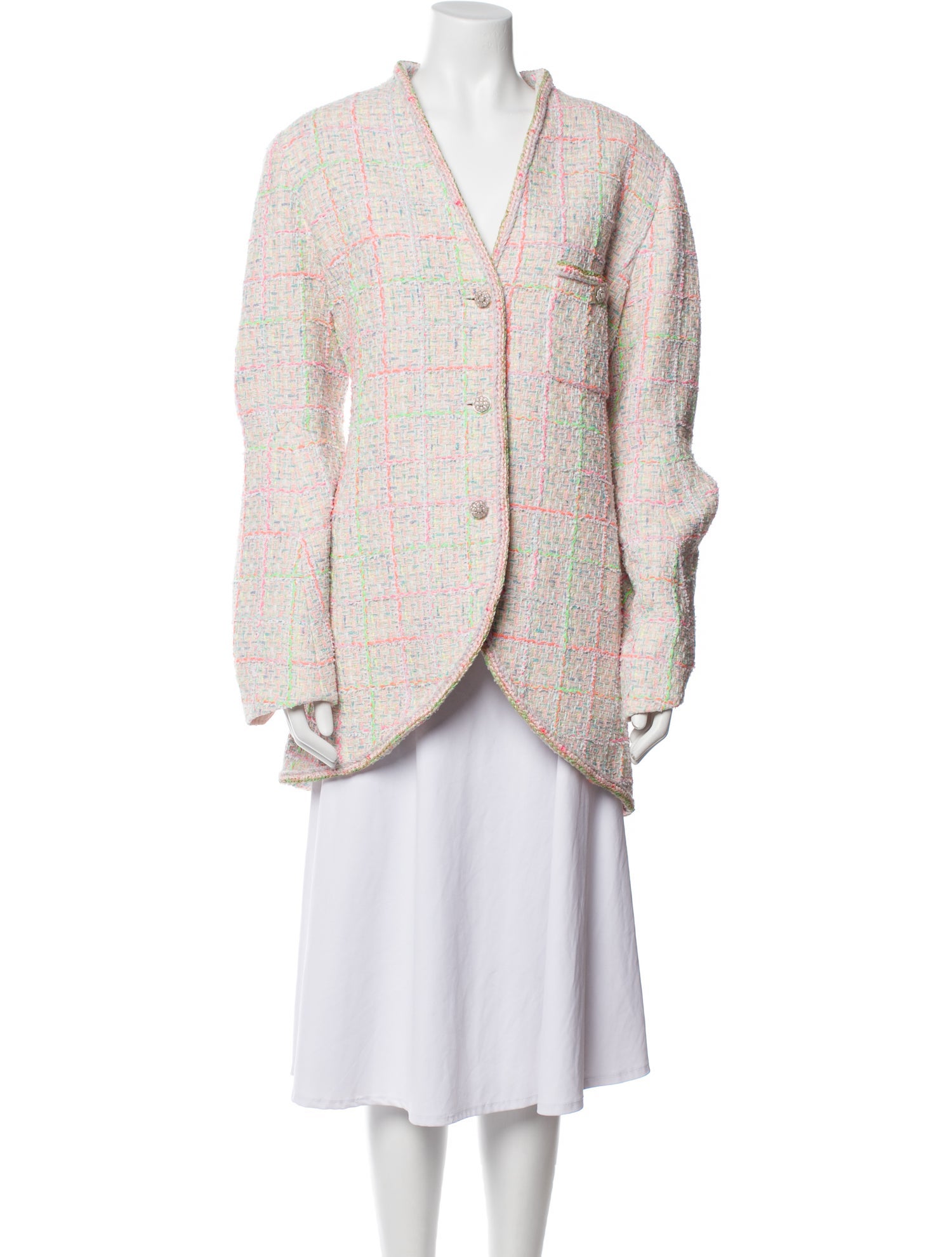Chanel 2024 Tweed Pattern Coat