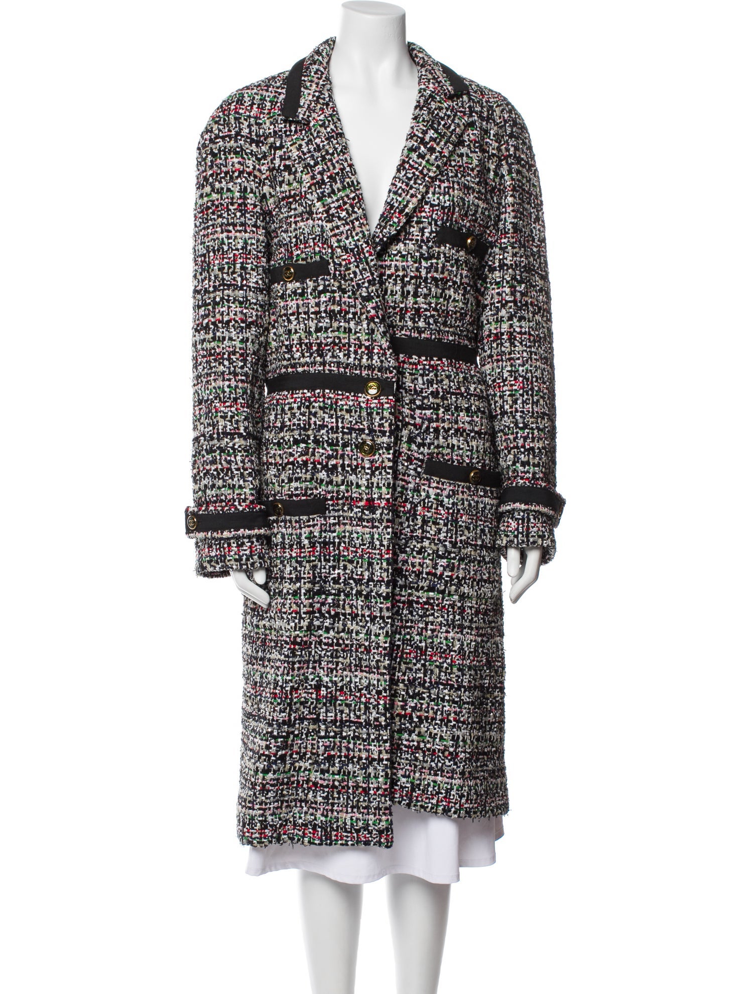 Chanel 2023 Tweed Pattern Coat