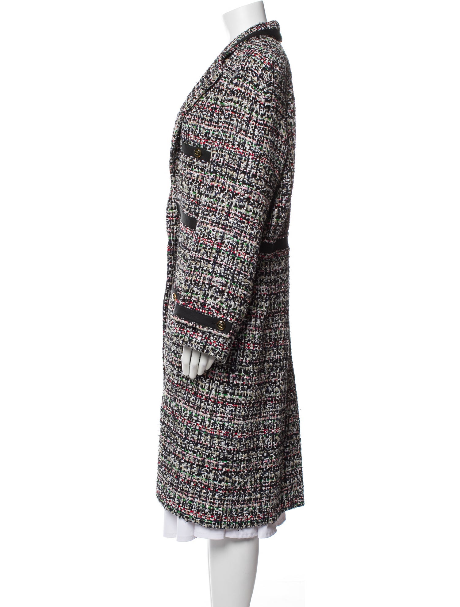 Chanel 2023 Tweed Pattern Coat