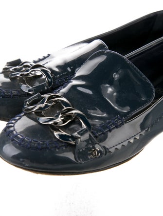 Chanel 2017 Interlocking CC Logo Loafers