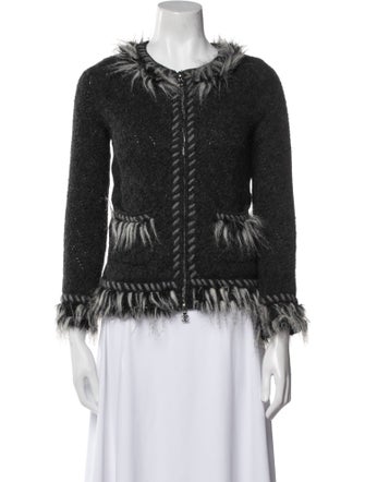 Chanel 2010 Alpaca Evening Jacket