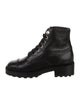 Chanel 2021 Interlocking CC Logo Combat Boots