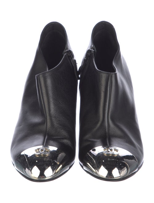 Chanel 2008 Interlocking CC Logo Boots