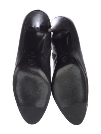 Chanel 2008 Interlocking CC Logo Boots