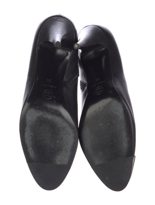 Chanel 2008 Interlocking CC Logo Boots