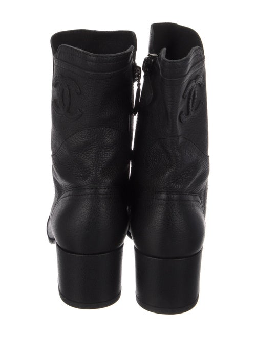 Chanel 2015 Interlocking CC Logo Combat Boots