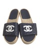 Chanel 2020 Interlocking CC Logo Espadrilles