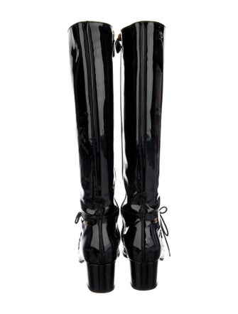 Chanel 2015 Interlocking CC Logo Riding Boots