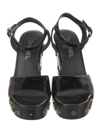 Chanel 2016 Patent Leather Sandals