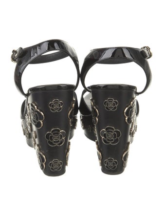 Chanel 2016 Patent Leather Sandals