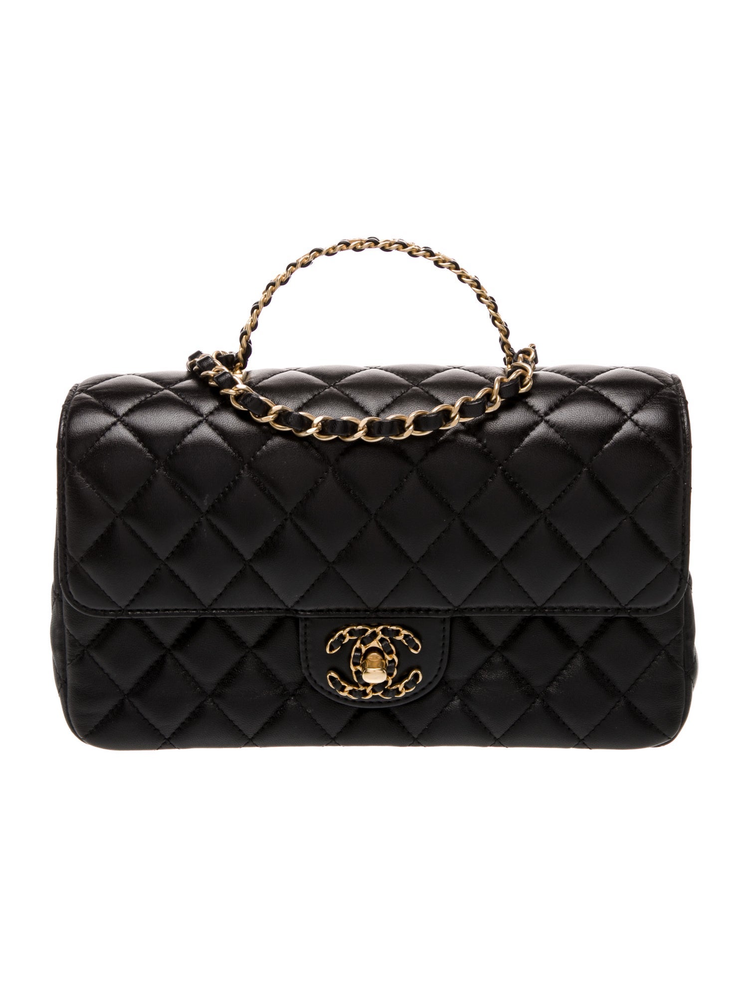 Chanel 2024 Rectangular Mini Strass On Top Flap Bag