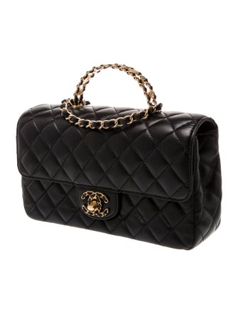 Chanel 2024 Rectangular Mini Strass On Top Flap Bag