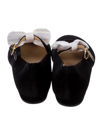 Chanel 2024 Interlocking CC Logo Mary Jane Flats