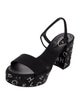 Chanel 2024 Interlocking CC Logo Slingback Sandals