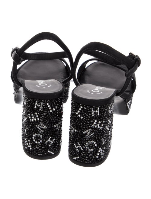 Chanel 2024 Interlocking CC Logo Slingback Sandals