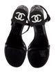 Chanel 2024 Interlocking CC Logo Slingback Sandals