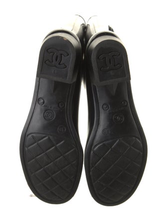 Chanel Interlocking CC Logo Rubber Rain Boots