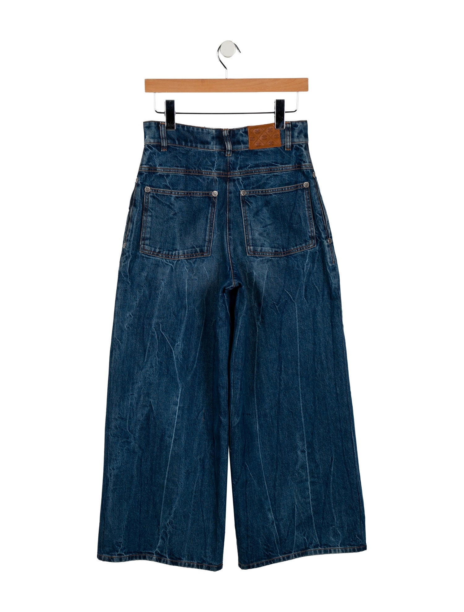 Chanel 2019 Wide Leg Jeans