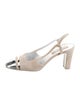 Chanel 2024 Interlocking CC Logo Slingback Pumps