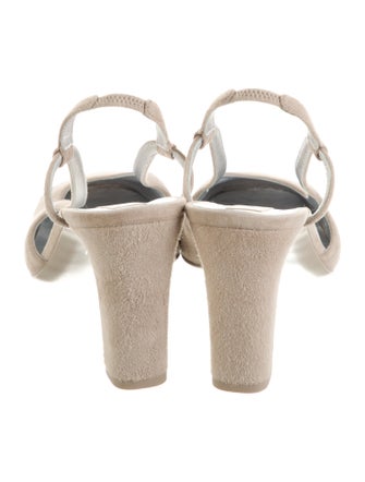 Chanel 2024 Interlocking CC Logo Slingback Pumps