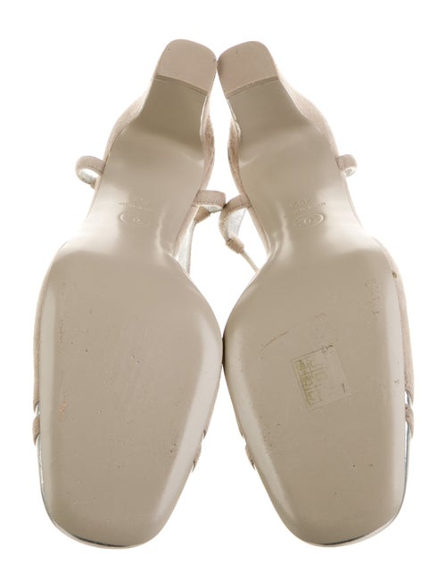 Chanel 2024 Interlocking CC Logo Slingback Pumps