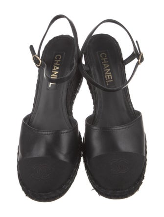 Chanel 2023 Interlocking CC Logo Espadrilles
