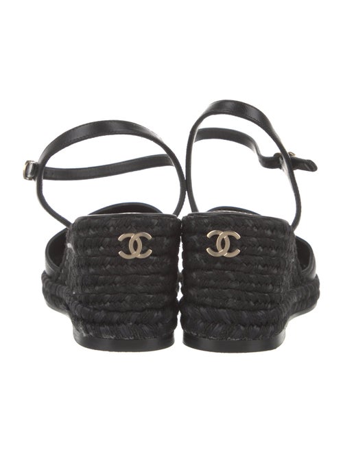 Chanel 2023 Interlocking CC Logo Espadrilles