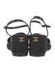 Chanel 2023 Interlocking CC Logo Espadrilles