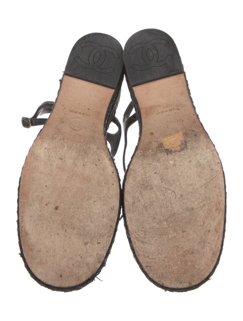 Chanel 2023 Interlocking CC Logo Espadrilles