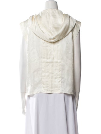Chanel 2001 Sleeveless Button-Up Top