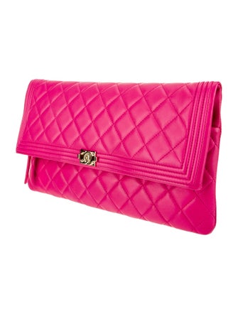 Chanel Boy Foldover Clutch
