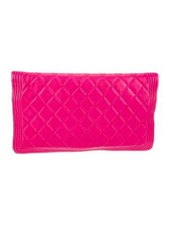 Chanel Boy Foldover Clutch