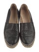 Chanel Interlocking CC Logo Lambskin Espadrilles