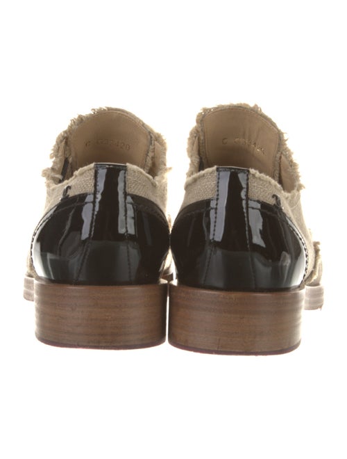 Chanel Interlocking CC Logo Canvas Oxfords