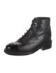 Chanel 2020 Interlocking CC Logo Combat Boots