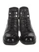 Chanel 2020 Interlocking CC Logo Combat Boots