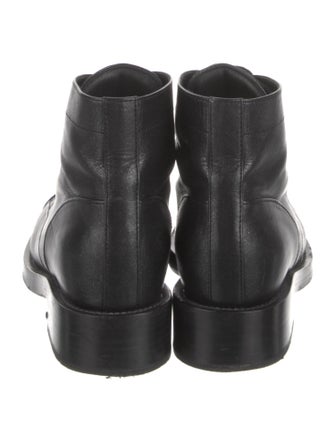 Chanel 2020 Interlocking CC Logo Combat Boots