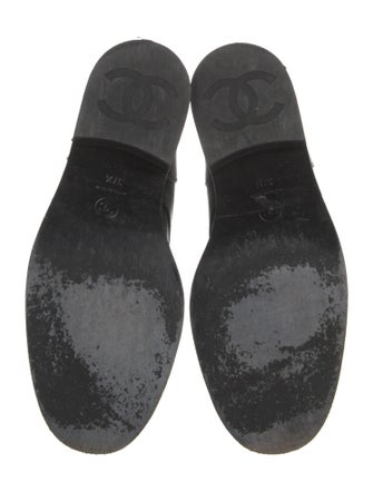 Chanel 2020 Interlocking CC Logo Combat Boots