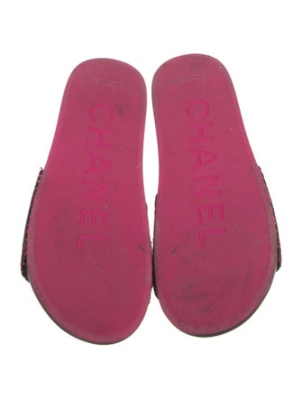 Chanel 2017 Interlocking CC Logo Slides