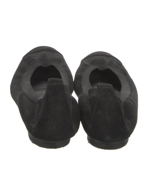 Chanel Interlocking CC Logo Leather Flats