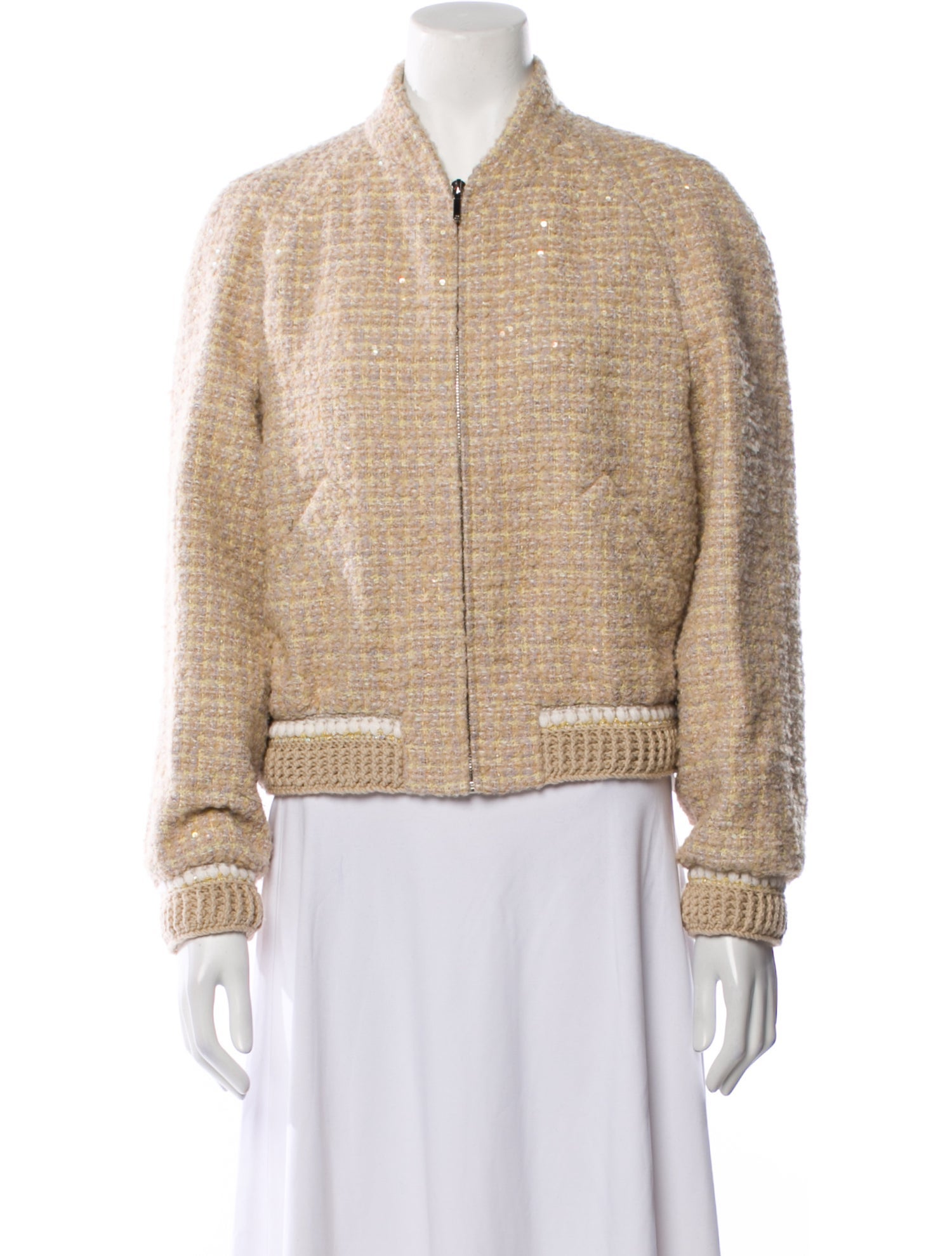 Chanel 2024 Wool Bomber Jacket w/ Tags