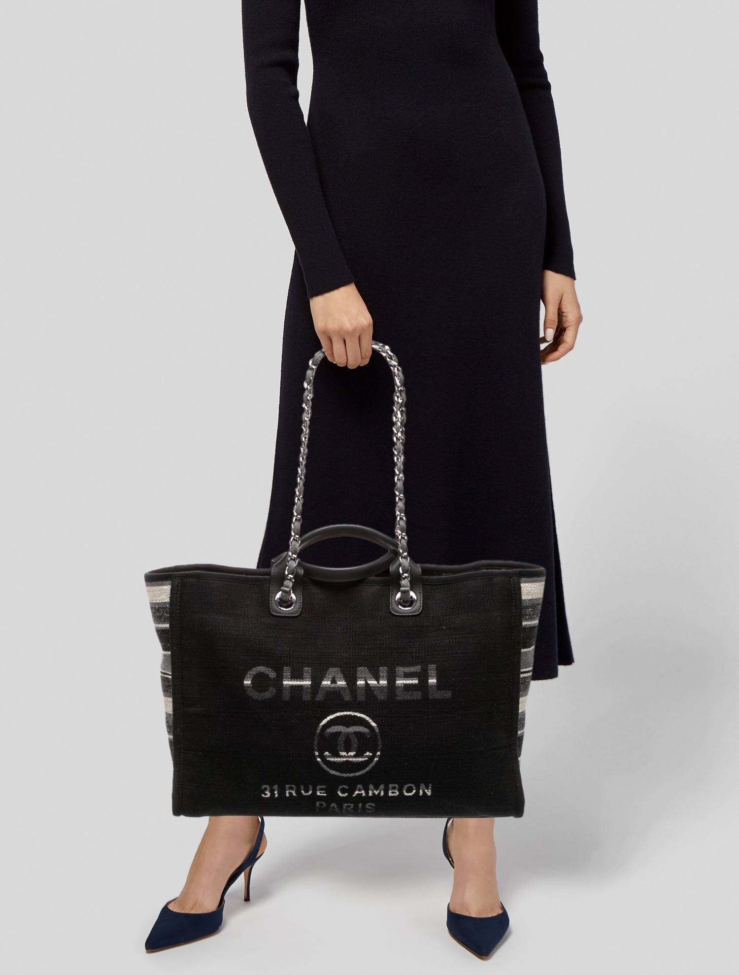 Chanel Large Deauville Tote