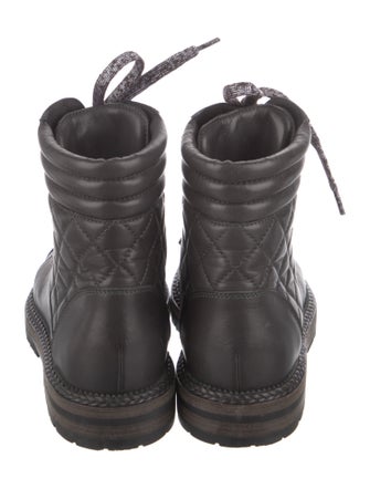 Chanel 2018 Interlocking CC Logo Combat Boots